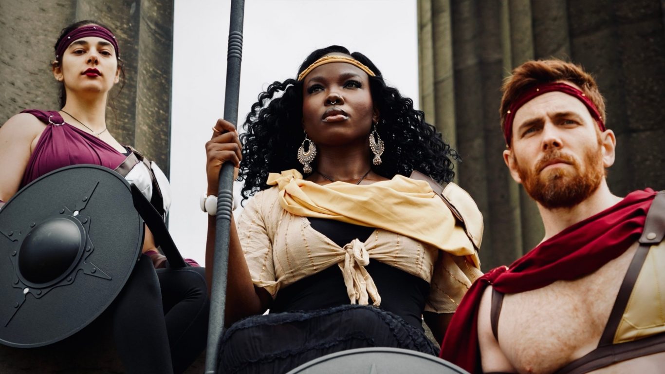 Stella Antonogionnaki, Bukky Oronti & Paul Bianchi (Cameron Avery Photography)